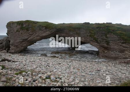 Der Arches Provincial Park in Portland Creek, Neufundland & Labrador, Kanada Stockfoto