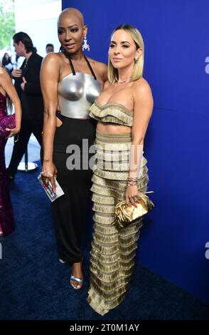 Coral Gables, USA. Oktober 2023. CORAL GABLES, FLORIDA – 5. OKTOBER: Guerdy Abraira und Nicole Martin nehmen am 5. Oktober 2023 an den Billboard Latin Music Awards 2023 im Watsco Center Teil. (Foto: JL/SIPA USA) Credit: SIPA USA/Alamy Live News Stockfoto