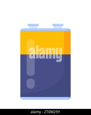 Vektorkonzept für Aluminiumbatterien Stock Vektor