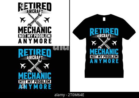 Lustige Typografie Sky Air Traffic T-Shirt Design Controller Vektor Pilot Shirt Geschenk für Männer & Frauen Stock Vektor