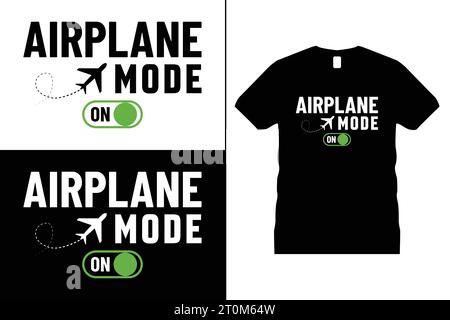 Lustige Typografie Sky Air Traffic T-Shirt Design Controller Vektor Pilot Shirt Geschenk für Männer & Frauen Stock Vektor