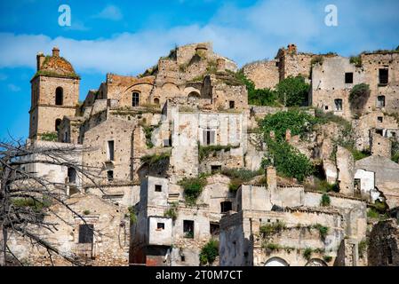 Craco Geisterstadt - Italien Stockfoto