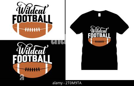 American Football T-Shirt Design Liebhaber Lustige Typografie Vektor Grafik Rugby Shirt Männer & Frauen Geschenke Stock Vektor