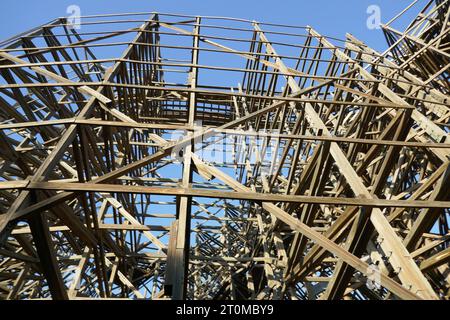 Buena Park, Kalifornien, USA 4. Oktober 2023 KnottÕs Scary Farm Halloween Haunt 50. Jahrestag auf der KnottÕs Berry Farm am 4. Oktober 2023 in Buena Park, Kalifornien, USA. Foto: Barry King/Alamy Stock Photo Stockfoto
