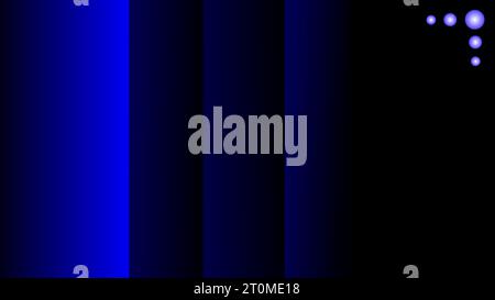 Vertikale rechteckige Streifen mit leuchtend blauem Hintergrund für den Kopierraum Stock Vektor