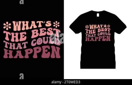 Motivierendes Typografie-T-Shirt-Design und personalisierbare Grafikhemden inspirierend Stock Vektor