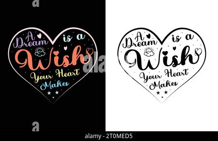 Motivierendes Typografie-T-Shirt-Design und personalisierbare Grafikhemden inspirierend Stock Vektor