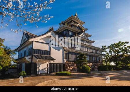 Donjon Tower of Okayama Castle, auch bekannt als Ujo oder Krähenburg, in okayama, japan Stockfoto