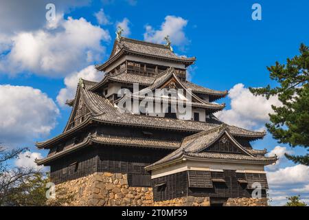 Hauptfried der Burg Matsue in Matsue, Shimane, japan Stockfoto