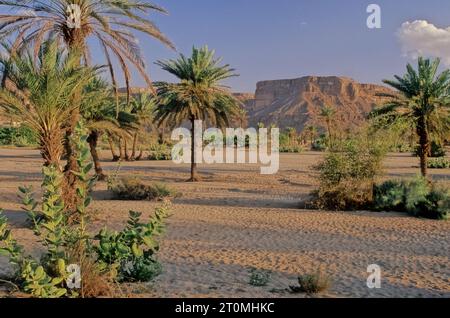 Hadhramaut ist eine Region in Südarabien, die den östlichen Jemen, Teile des westlichen Oman und das südliche Saudi-Arabien umfasst Stockfoto