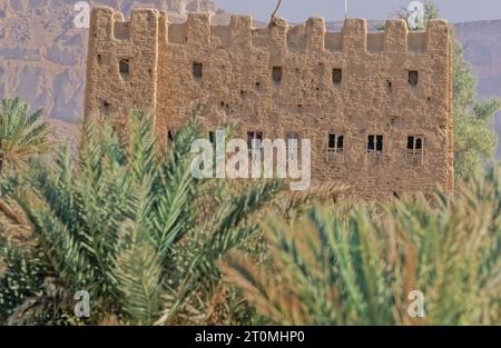 Hadhramaut ist eine Region in Südarabien, die den östlichen Jemen, Teile des westlichen Oman und das südliche Saudi-Arabien umfasst Stockfoto