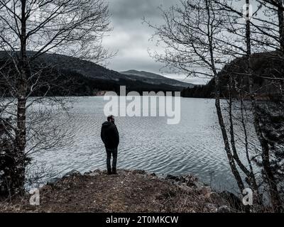 Einsamkeit und Einsamkeit Stockfoto