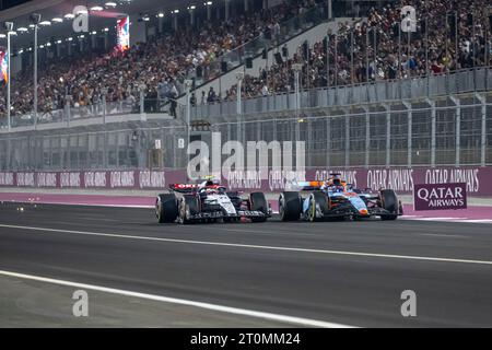 Lusail, Losail, 07. Oktober, Alex Albon, aus Thailand, tritt für Williams Racing an. Sprint Race, 18. Runde der Formel-1-Meisterschaft 2023. Quelle: Michael Potts/Alamy Live News Stockfoto