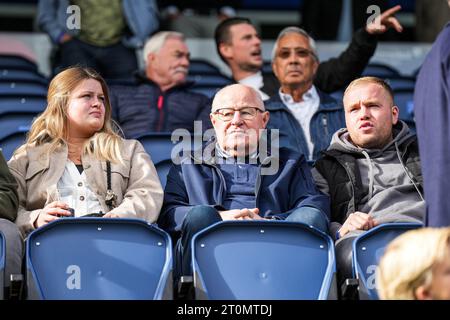 Zwolle, Niederlande. Oktober 2023. Zwolle - Rinus Israel während des Eredivisie-Spiels zwischen PEC Zwolle und Feyenoord im MAC3Park Stadion am 8. Oktober 2023 in Zwolle, Niederlande. Credit: Box to Box Pictures/Alamy Live News Stockfoto