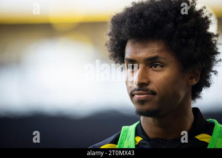 Dortmund, Deutschland. Oktober 2023. Karim Adeyemi (BVB) Borussia Dortmund - Union Berlin 07.10.2023 Urheberrecht (nur für journalistische Zwecke) von : Stockfoto