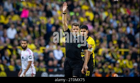 Dortmund, Deutschland. Oktober 2023. Schiedsrichter Patrick Ittrich Borussia Dortmund - Union Berlin 07.10.2023 Copyright (nur für journalistische ZW Stockfoto