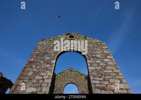 Große Flachtragfähigkeit, Zinnmine Cornwall Penwith Stockfoto