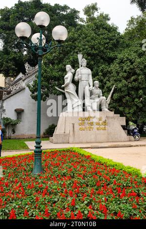 Hanoi, Vietnam. Denkmal für die Toten, die für die Unabhängigkeit von den Franzosen kämpfen. Stockfoto