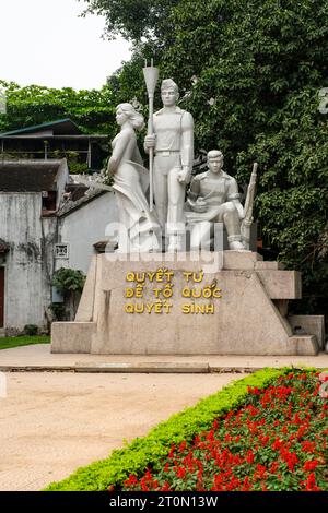 Hanoi, Vietnam. Denkmal für die Toten, die für die Unabhängigkeit von den Franzosen kämpfen. Stockfoto