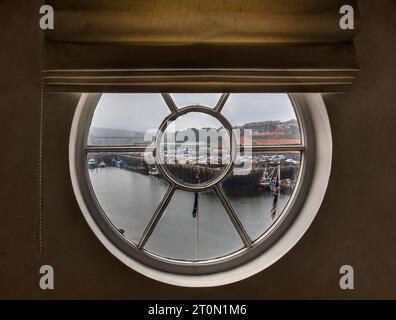 Captain Cook Museum in Whitby, einer Küstenstadt in Yorkshire, Nordengland. Stockfoto