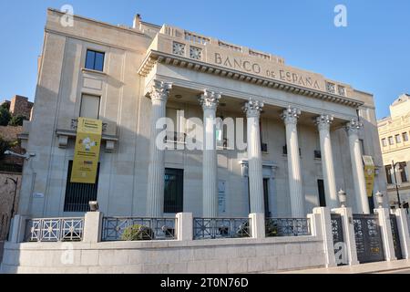 Bank of Spain, Gebäude aus den 1930er Jahren Stockfoto