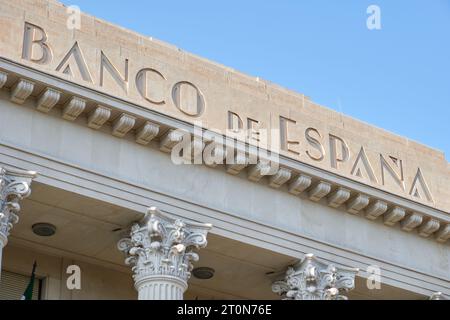 Bank of Spain, Gebäude aus den 1930er Jahren Stockfoto