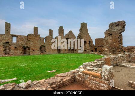 Die Überreste des Earl's Palace in Birsay, Orkney, Schottland. Stockfoto