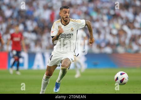 Joselu (Real), 7. OKTOBER 2023 - Fußball / Fußball : spanisches Spiel "La Liga EA Sports" zwischen Real Madrid CF 4-0 CA Osasuna im Estadio Santiago Bernabeu in Madrid, Spanien. (Foto: Mutsu Kawamori/AFLO) Stockfoto