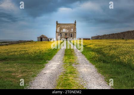 Hall of Clestrain ist der Geburtsort des Polarforschers John Rae in Orkney, Schottland. Stockfoto