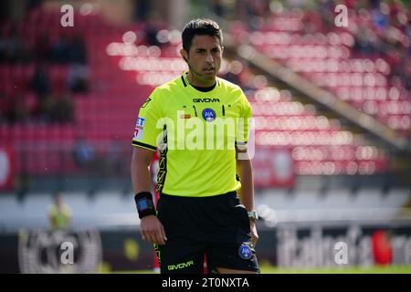 Monza, Italien. Oktober 2023. Luca Massimi (Refeere) während des AC Monza vs US Salernitana, italienischer Fußball Serie A Spiel in Monza, Italien, 08. Oktober 2023 Credit: Independent Photo Agency/Alamy Live News Stockfoto