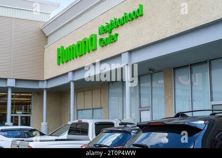 Metairie, LA, USA - 22. JULI 2023: Humana Neighborhood Center am Veterans Memorial Boulevard Stockfoto