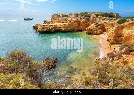 Praia dos Arrifes, Sao Rafael Beach Albufeira Faro District Algarve, Portugal, Europa Stockfoto