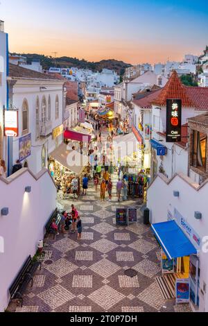 Old Town Albufeira Faro District Algarve, Portugal, Europa Stockfoto