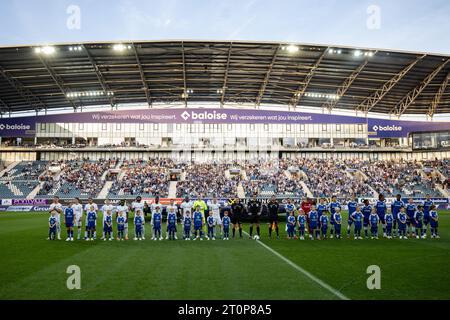 Gent, Belgien. Oktober 2023. Illustration Foto vor einem Fußballspiel zwischen KAA Gent und KRC Genk am Sonntag, den 08. Oktober 2023 in Gent, am 10. Tag der Saison 2023-2024 der ersten Liga der „Jupiler Pro League“ der belgischen Meisterschaft. BELGA FOTO DAVID PINTENS Credit: Belga News Agency/Alamy Live News Stockfoto