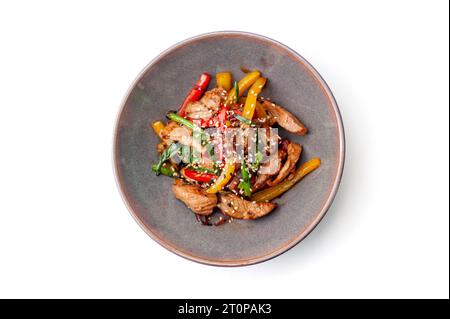 Thailändisches Rindfleisch mit Gemüse. Hochwertige Fotos Stockfoto