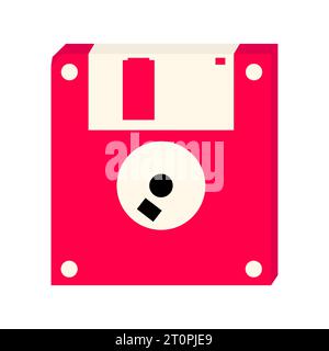 Flache Diskette Stock Vektor