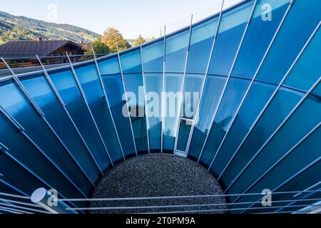 Alpbach: kongresszentrum kongresszentrum Alpbach im Alpbachtal, Tirol, Österreich Stockfoto