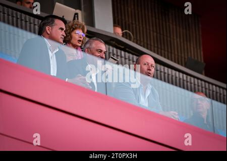 Barcelona, Spanien. Oktober 2023. Liga-F-Spiel zwischen FC Barcelona FEM und Real Sociedad FEM am 8. Oktober 2023 in Estadi Johan Cruyff in Sant Joan Despi, Barcelona, Spanien. (Foto/Felipe Mondino) Credit: Unabhängige Fotoagentur/Alamy Live News Stockfoto