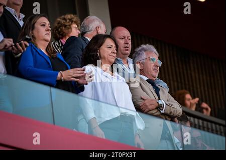 Barcelona, Spanien. Oktober 2023. Liga-F-Spiel zwischen FC Barcelona FEM und Real Sociedad FEM am 8. Oktober 2023 in Estadi Johan Cruyff in Sant Joan Despi, Barcelona, Spanien. (Foto/Felipe Mondino) Credit: Unabhängige Fotoagentur/Alamy Live News Stockfoto