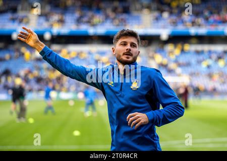 Broendby, Dänemark. Oktober 2023. Marko Divkovic von Broendby, WENN er vor dem 3F Superliga-Spiel zwischen Broendby IF und Viborg FF im Broendby Stadion in Broendby gesehen wurde. (Foto: Gonzales Photo/Alamy Live News Stockfoto