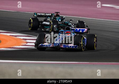 31 OCON Esteban (fra), Alpine F1 Team A523, Action während des Formel 1 Grand Prix von Katar 2023, 17. Runde der Formel 1 Weltmeisterschaft 2023 vom 6. Bis 8. Oktober 2023 auf dem Lusail International Circuit in Doha, Katar - Foto Xavi Bonilla / DPPI Stockfoto