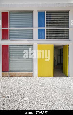 Mallorca, Spanien - 8. Oktober 2023: Museum und Kunstgalerie der Miro Foundation in Cala Major, Palma de Malorca Stockfoto