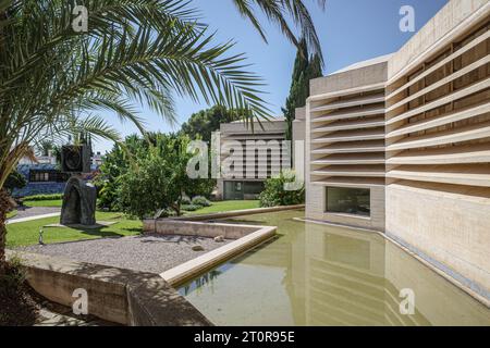 Mallorca, Spanien - 8. Oktober 2023: Museum und Kunstgalerie der Miro Foundation in Cala Major, Palma de Malorca Stockfoto