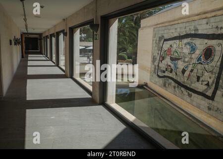 Mallorca, Spanien - 8. Oktober 2023: Museum und Kunstgalerie der Miro Foundation in Cala Major, Palma de Malorca Stockfoto