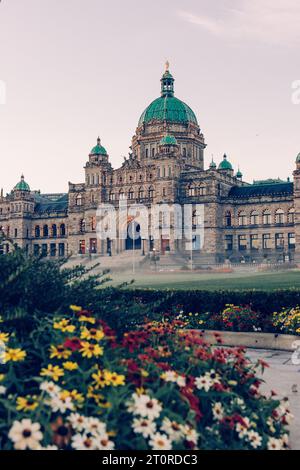Parlamentsgebäude von British Columbia, BC Stockfoto