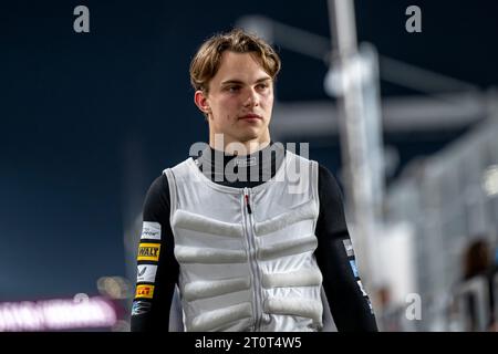 Lusail, Losail, 8. Oktober 2023, Oscar Piastri, aus Australien, tritt für McLaren F1 an. Renntag, Runde 18 der Formel-1-Meisterschaft 2023. Quelle: Michael Potts/Alamy Live News Stockfoto