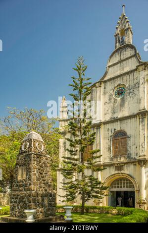 01 24 2013 Vintage-Architektur 1779 renoviert - Saint Francis Church, Kirche Fort Kochi Kerala Indien Asien. Stockfoto