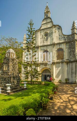 01 24 2013 Vintage-Architektur 1779 renoviert - Saint Francis Church, Kirche Fort Kochi Kerala Indien Asien. Stockfoto