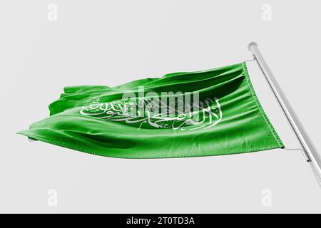 Flagge der Hamas israel gegen palästina, übersetzt Israel-Hamas Krieg Stockfoto