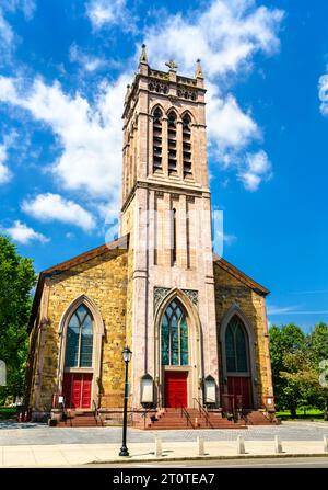 Trinity Church on the Green in New Haven – Connecticut, USA Stockfoto